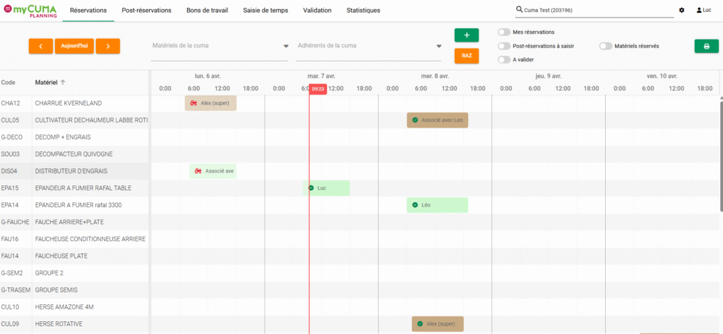 photo site MyCuma Planning