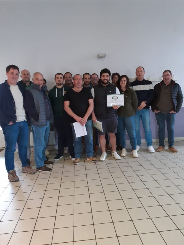 Certificat de labélisation CUMA du Saison à Charre